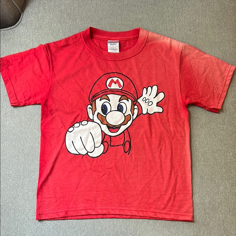 Super Mario Red Kids T-Shirt